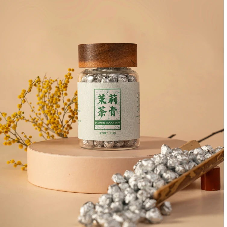 茉莉茶膏  茉莉花香搭配普洱熟茶 古法熬制大餐搭档