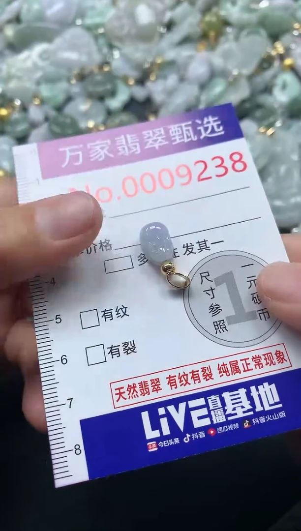 吊坠(不含链)未镶嵌翡翠9238