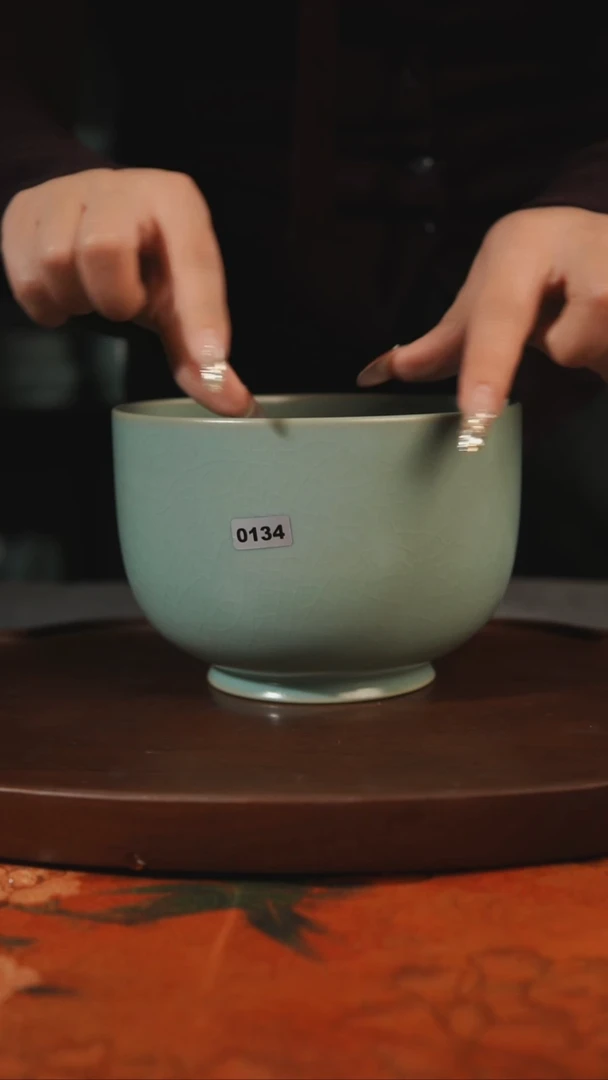 杯子瓷根**茂罗汉钵134  汝州原产地原矿仿古老釉