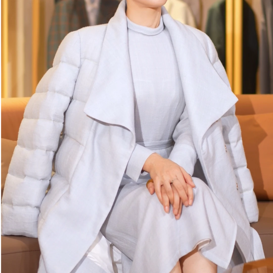 2025冬雅莲玺新品发布会棉服大衣