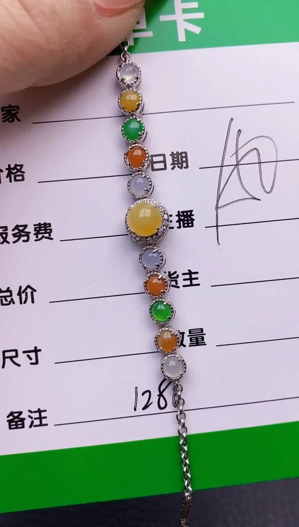 【闪购商品】翡翠戒指银S925镶嵌1286