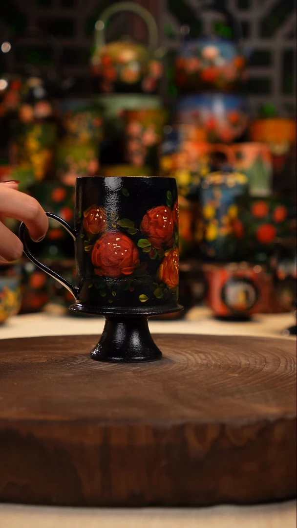 油画   釉下彩   杯子