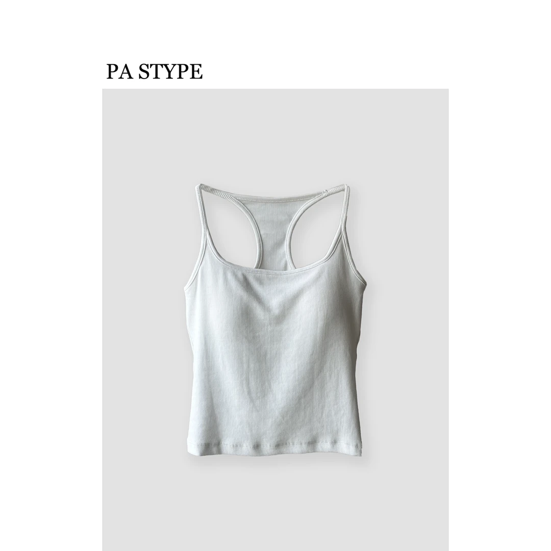 工字吊带背心女SM6717