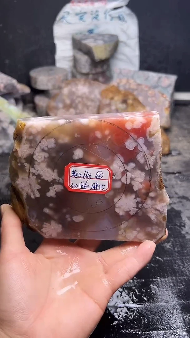 未镶嵌60定制玛瑙艳*-668