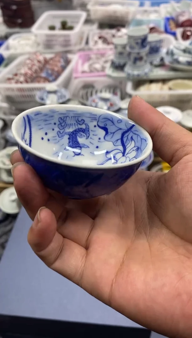 摆件陶景德陶瓷茶具容量约50