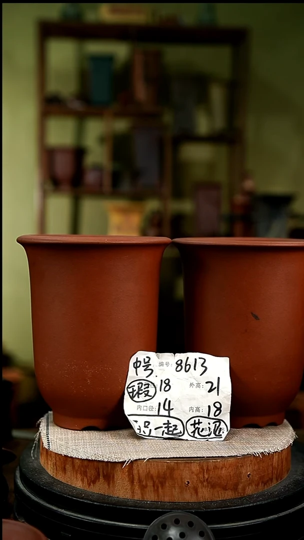 紫砂花盆花卉园艺8613瑕