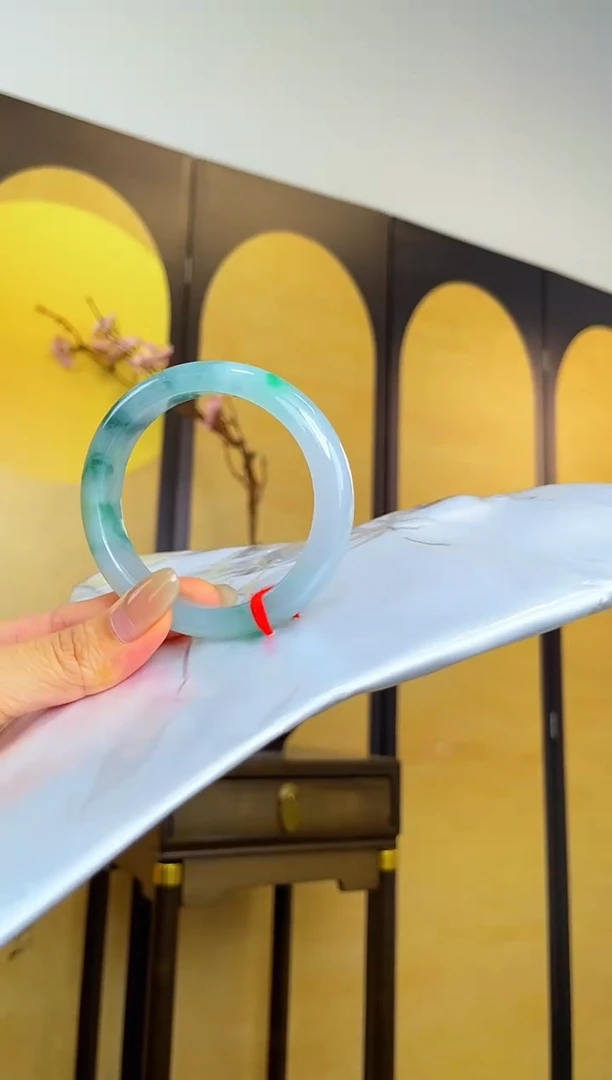 未镶嵌手镯翡翠退货标签需完好-T49