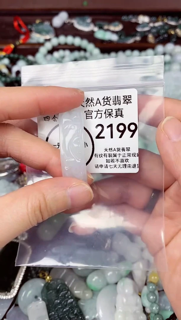 【闪购商品】翡翠颈饰未镶嵌天然A货翡翠2199