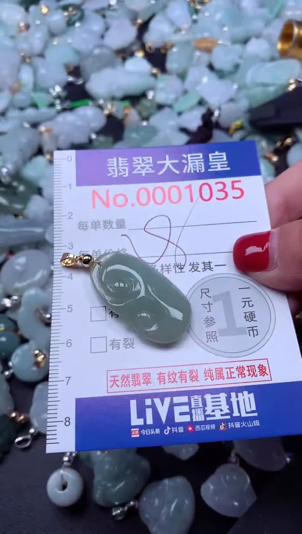 颈饰未镶嵌翡翠1035