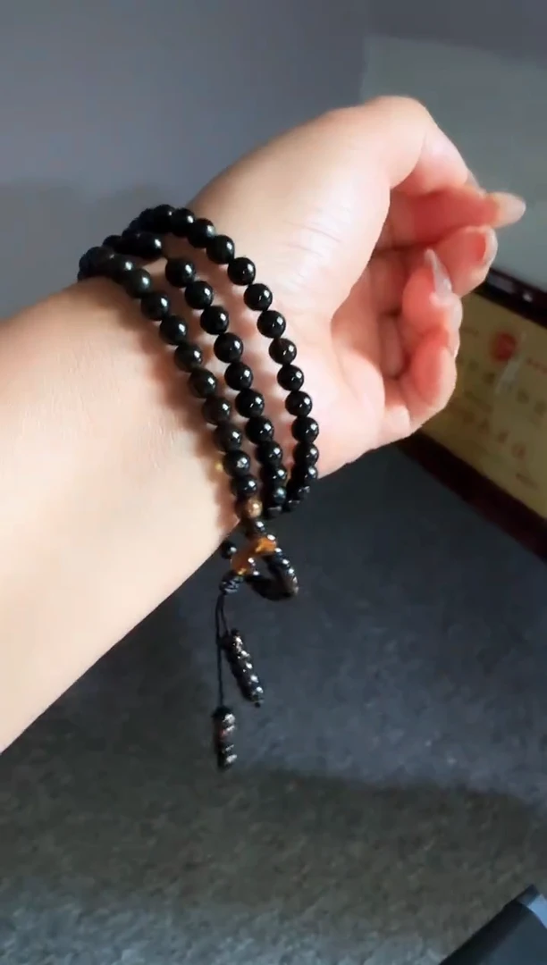 琥珀颈饰未镶嵌#57缅甸琥珀翁珀108.5mm