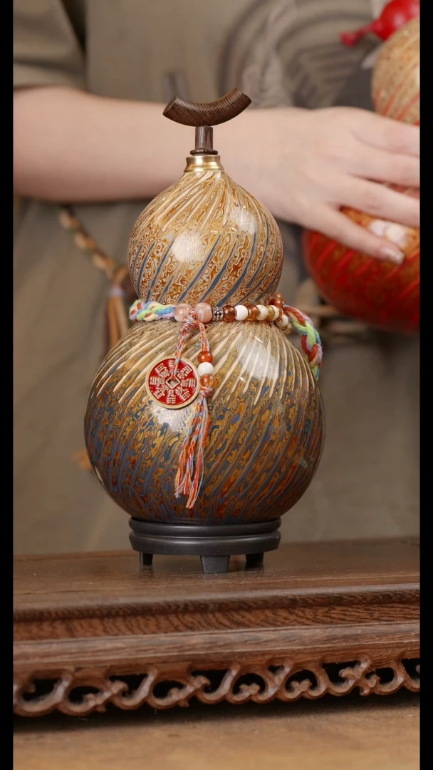 233号精品天然大漆酒葫芦一物一拍~***