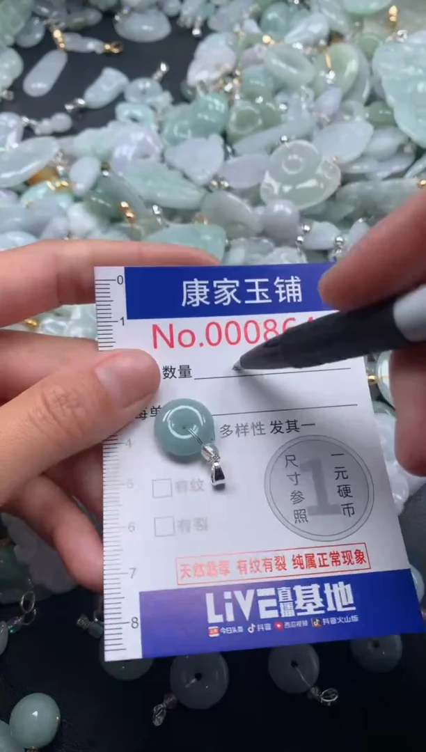 颈饰未镶嵌翡翠8646