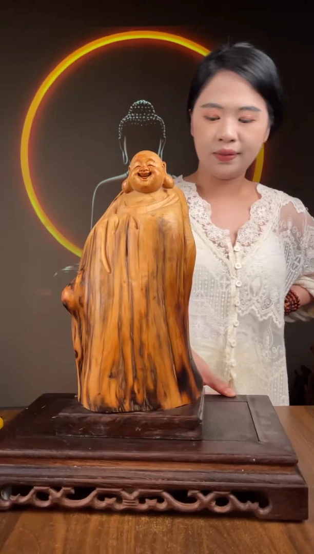 柏木（崖柏）手工摆件,先抢先得!编号:357