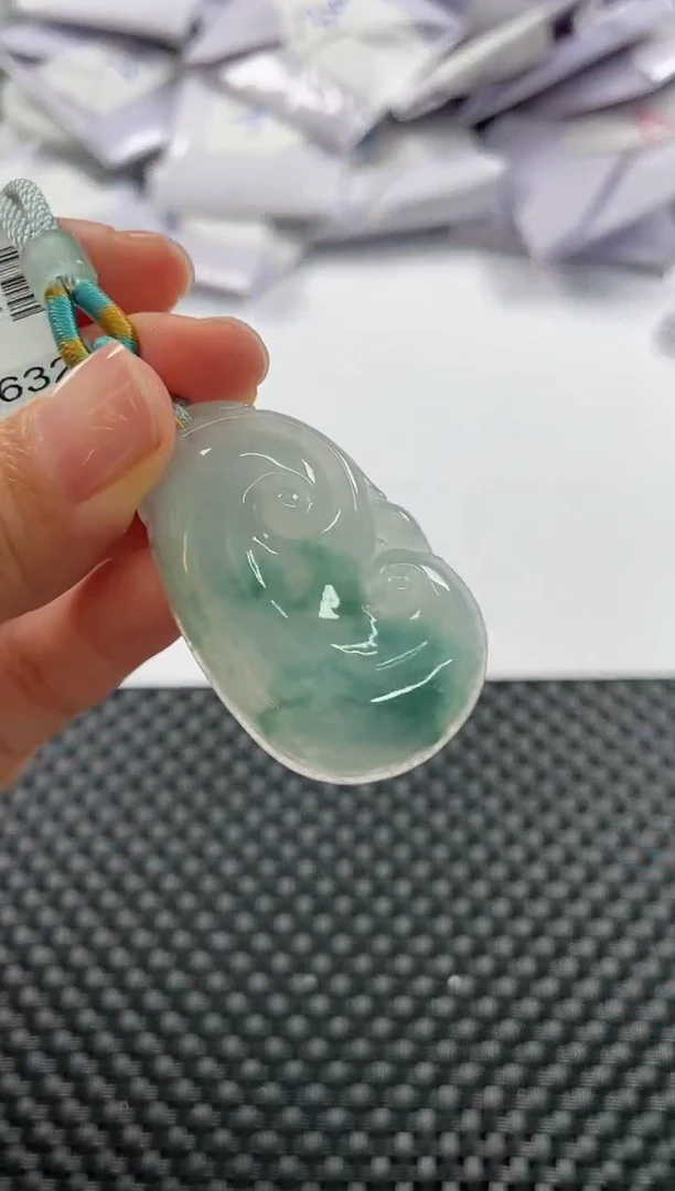 颈饰未镶嵌翡翠基地发货H 0190 如意