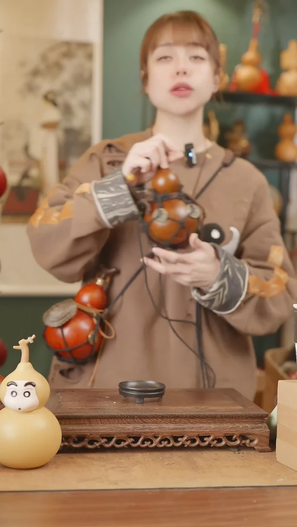 【闪购商品】252号精品天然大漆工艺防渗内胆酒葫芦~