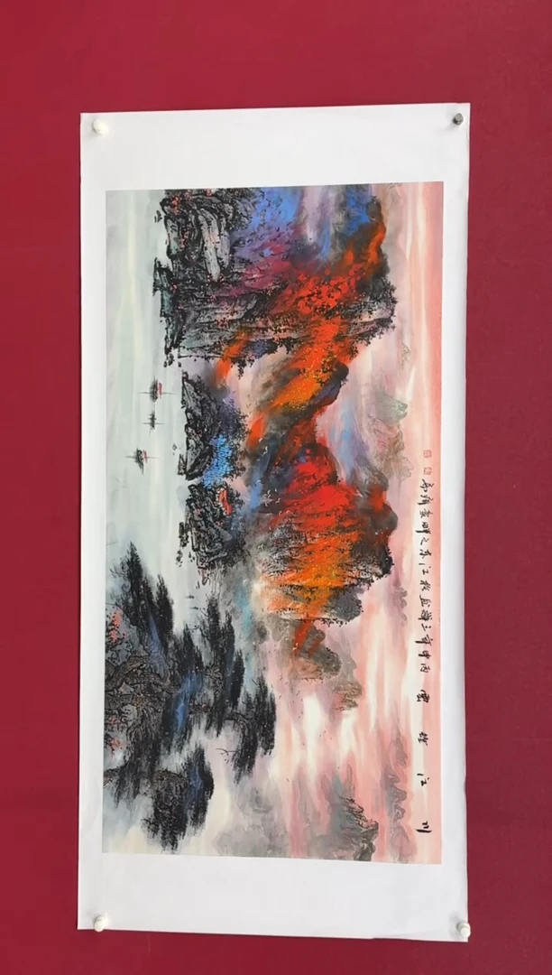 国画国画绘画山水花鸟