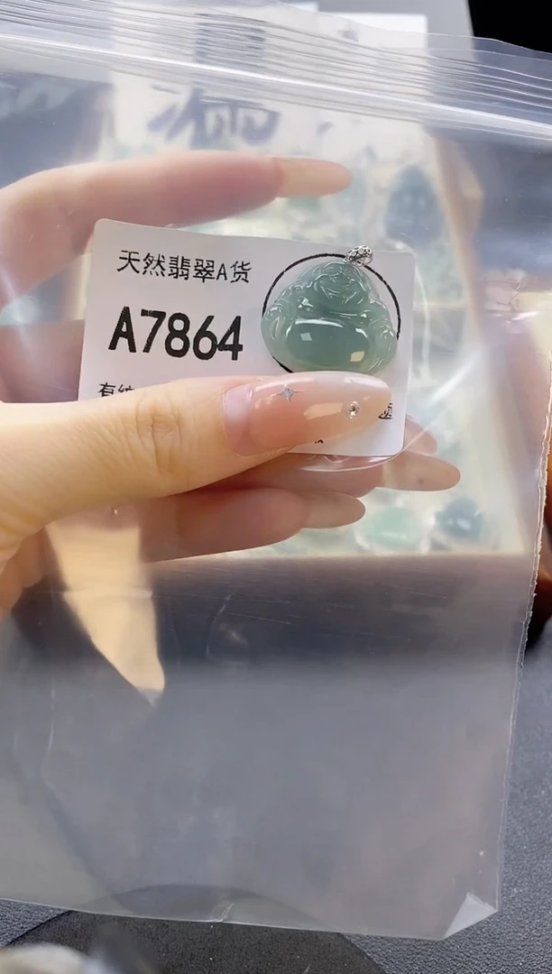 吊坠(赠链)未镶嵌翡翠天然翡翠A货