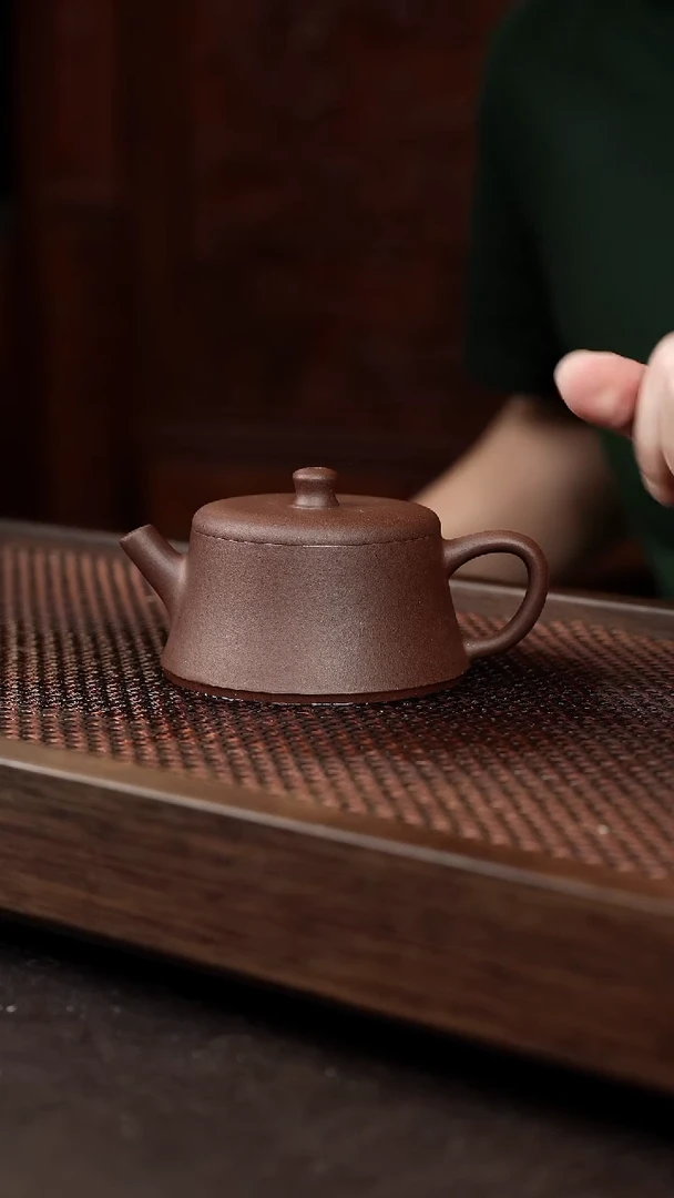 茶壶紫砂紫泥云柱