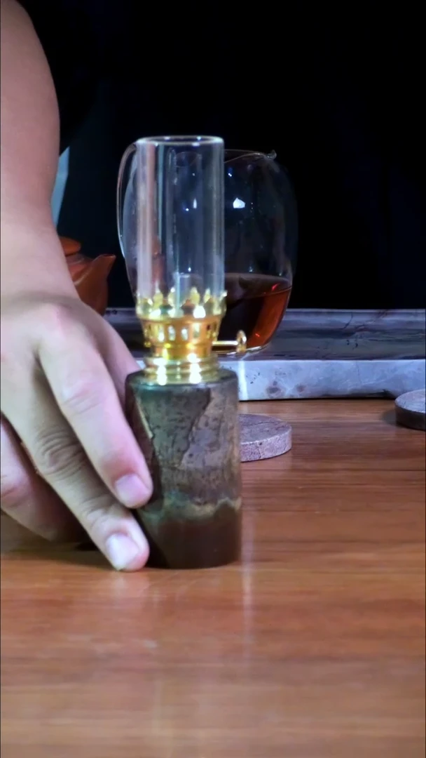 天然国画石茶具套装