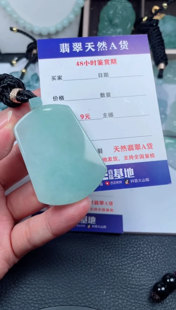 翡翠未镶嵌颈饰         