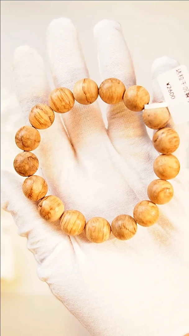 沉香手串天然沉香达拉干13mm圆珠单圈博物馆