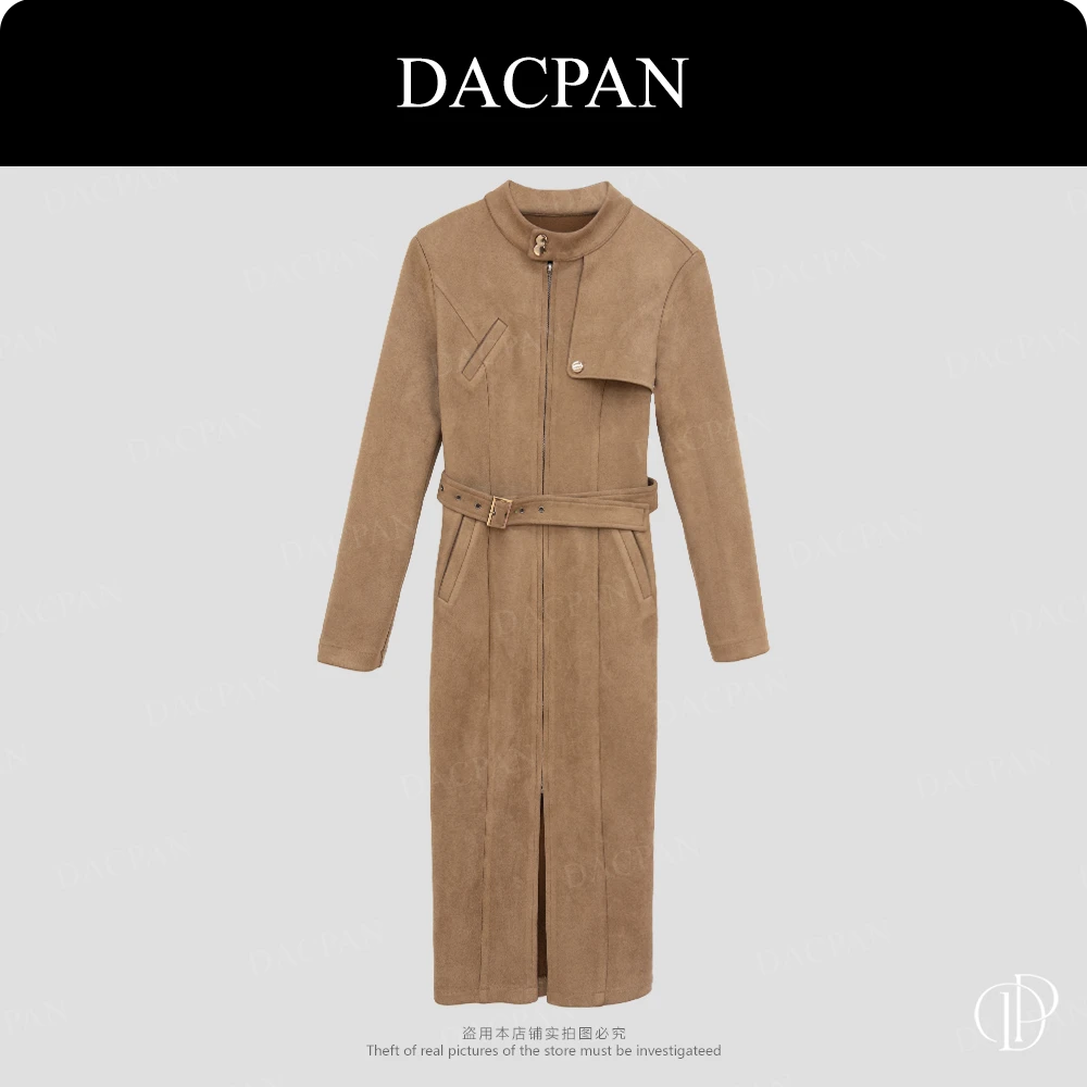 DACPAN-“富人区”小众设计长袖连衣裙 2025/盼·PP 3669