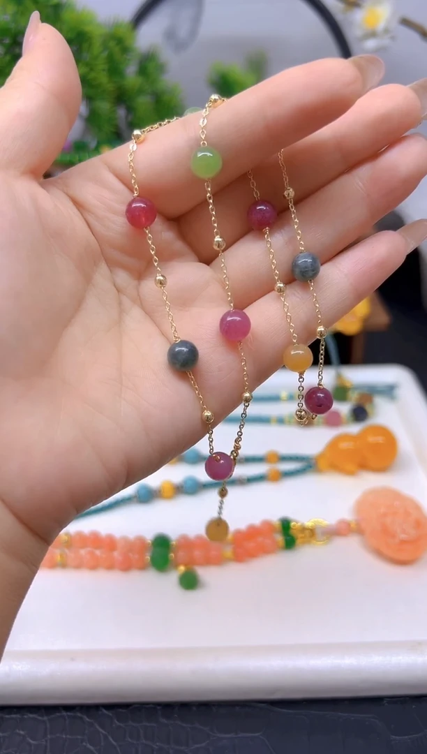 未镶嵌颈饰碧玺X11