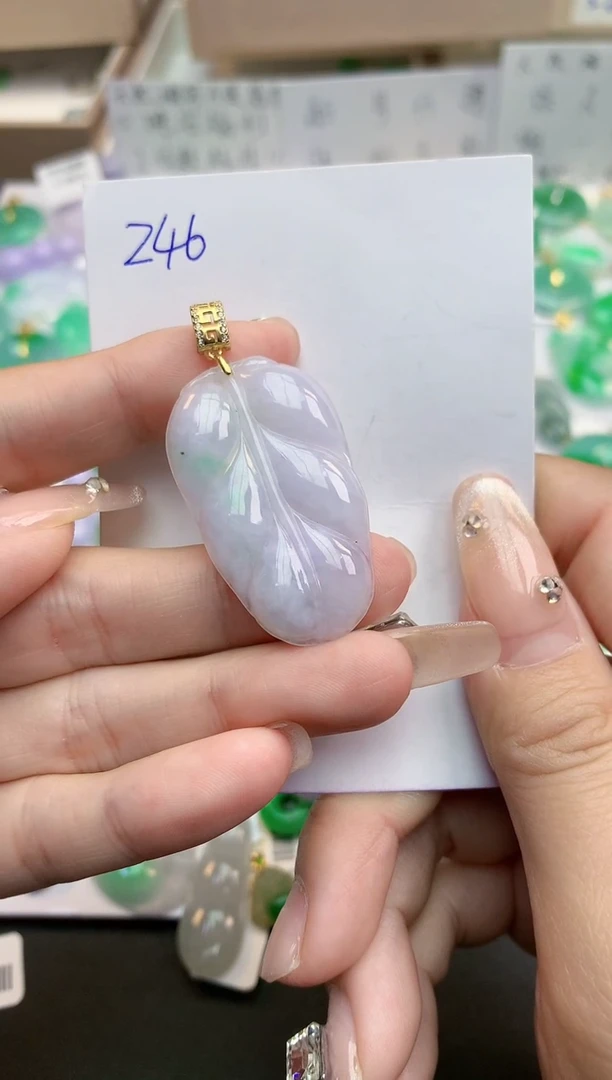 颈饰未镶嵌翡翠天然缅甸A货翡翠