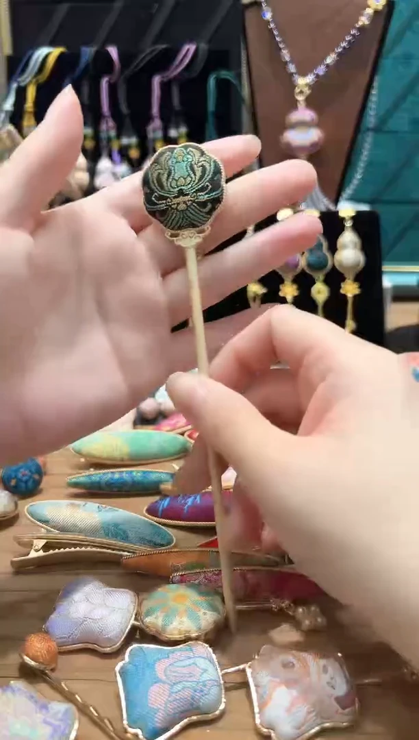 【闪购商品】【孤品车3.12】焦叶莲18CM发簪孤品