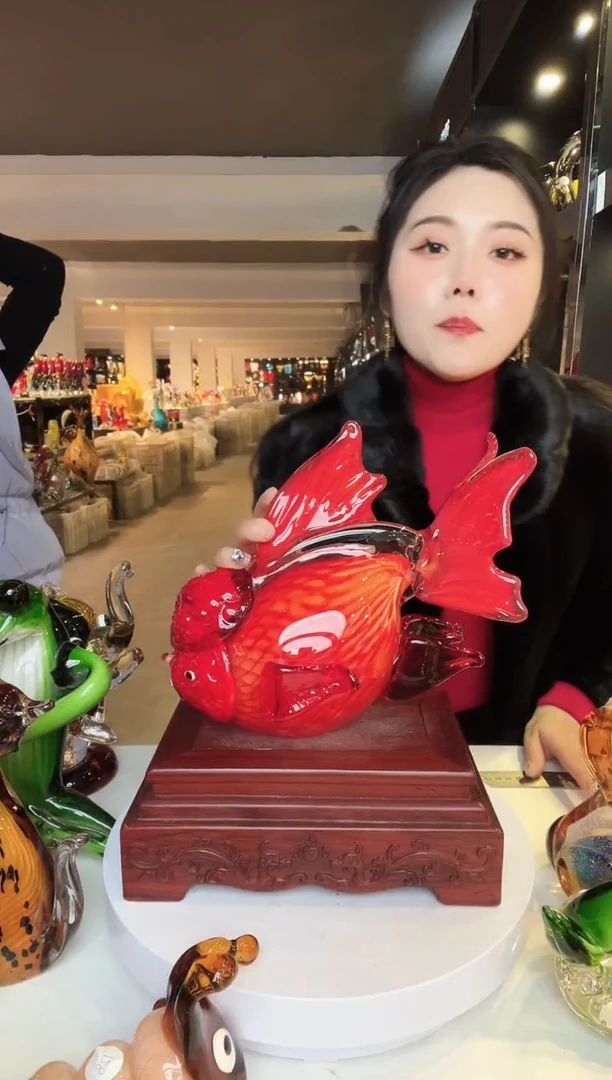 【闪购商品】茶盏琉璃摆件家居摆件