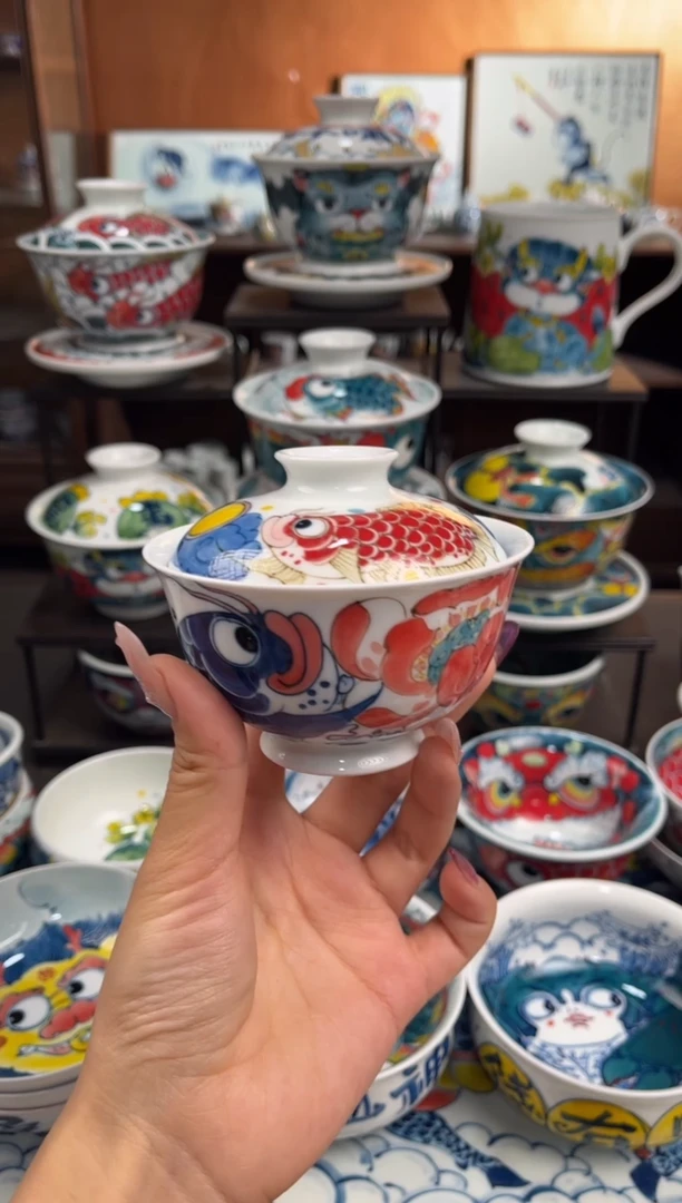 瓷片昨明盖碗（福利价格）