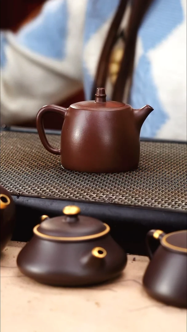 茶壶紫砂紫袍玉砂超精工汉铎130cc