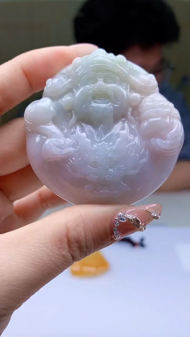 【闪购商品】定制翡翠未镶嵌4688ty-毛货挂件165