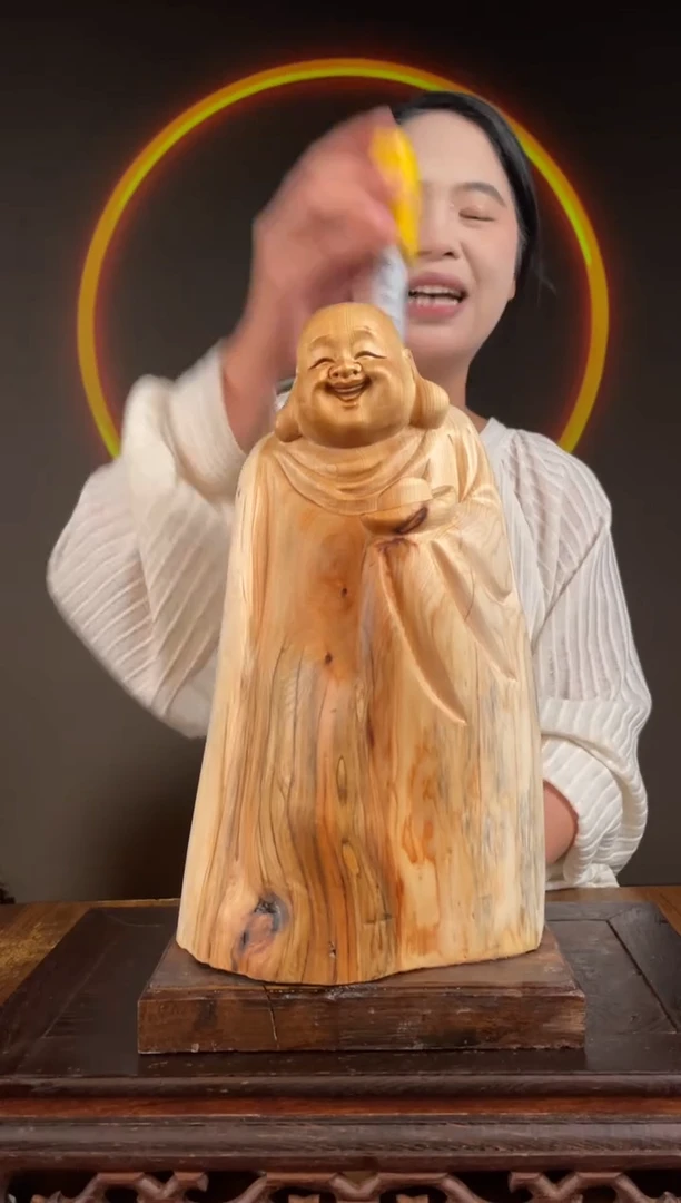 柏木（崖柏）手工摆件,先抢先得! 编号:81