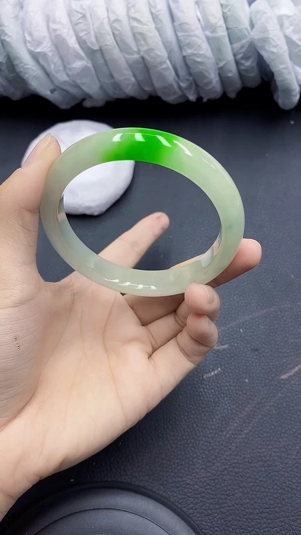 高冰透美人手镯 所见即所得42