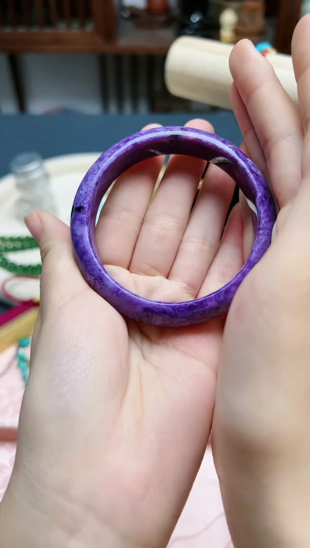 【闪购商品】查罗石（紫龙晶）手镯未镶嵌紫龙晶（查罗石）60#手镯*1 ZD