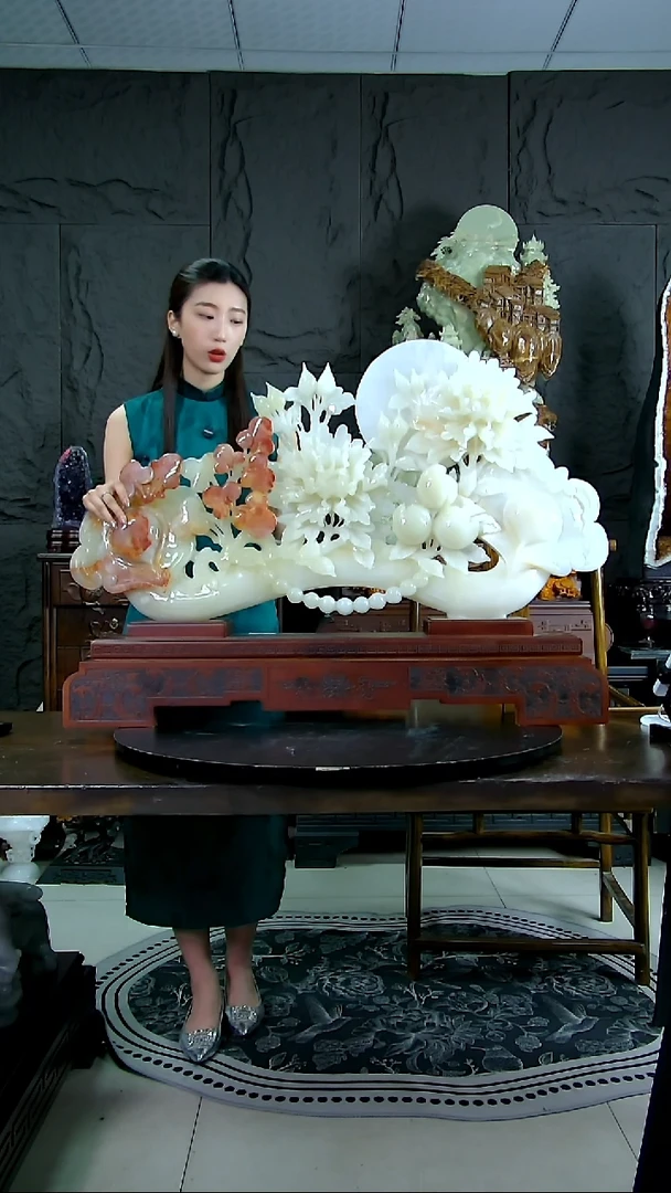玉居家商务如意富贵摆件