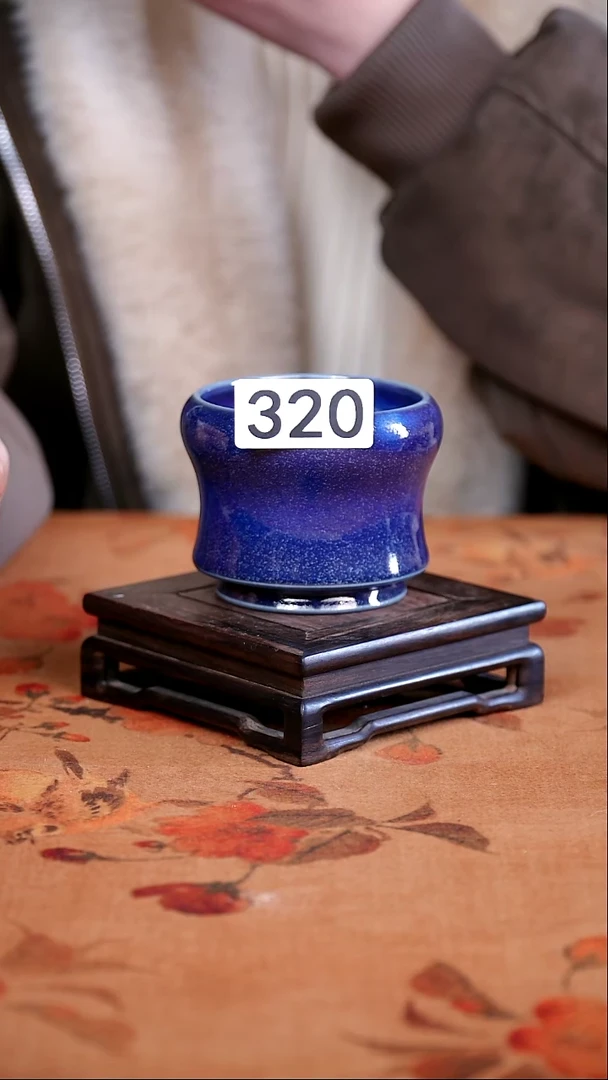 全品钧瓷茶器摆件