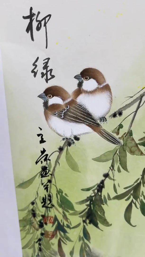 国画刘立荣亲笔绘画手绘作品D6