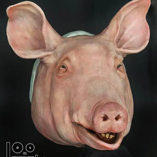 邵楠农场~跑山黑猪猪头链接