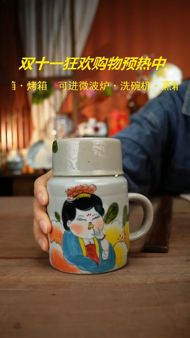 【简家甄选】景德镇设计师釉下手绘陶瓷餐具