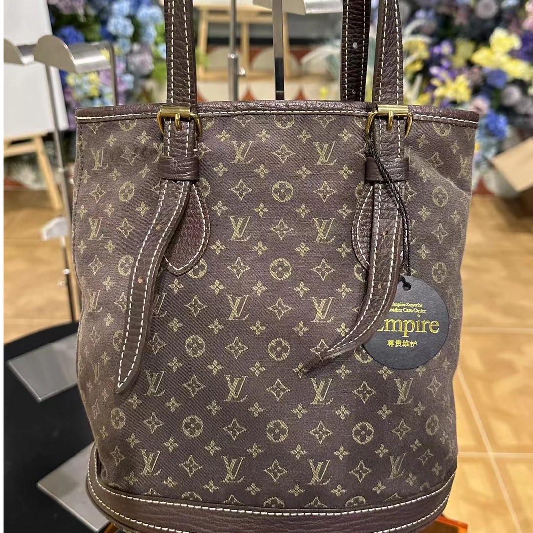 95新 LouisVuitton/路易威登 95新 路易威登 单宁棕色水桶原