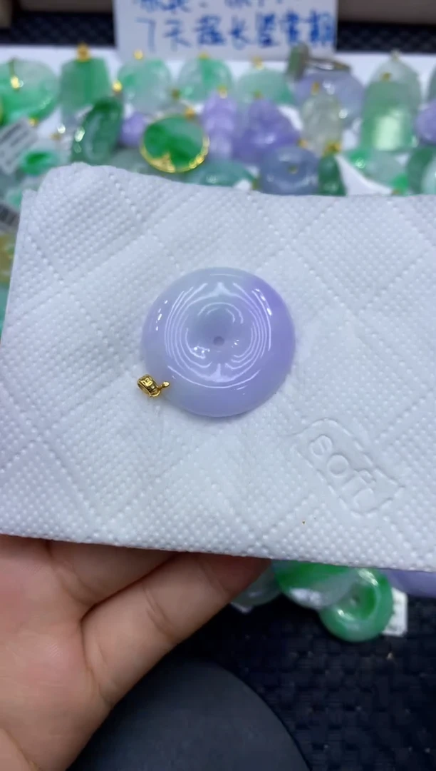 颈饰未镶嵌翡翠天然缅甸A货翡翠