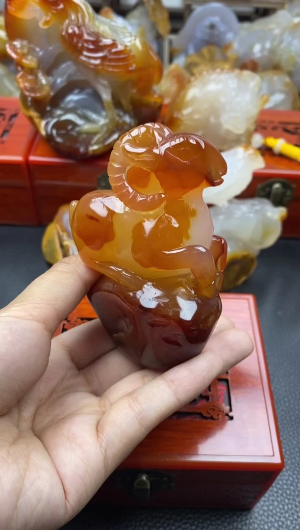 【闪购商品】玛瑙/玉髓摆件未镶嵌00