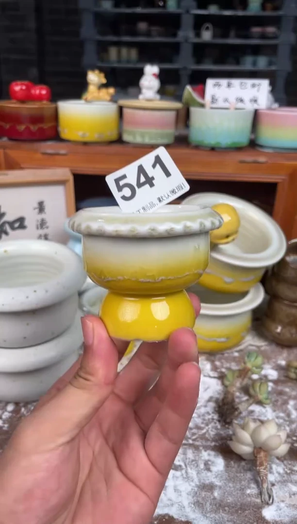 瓷片541小芳花盆编号