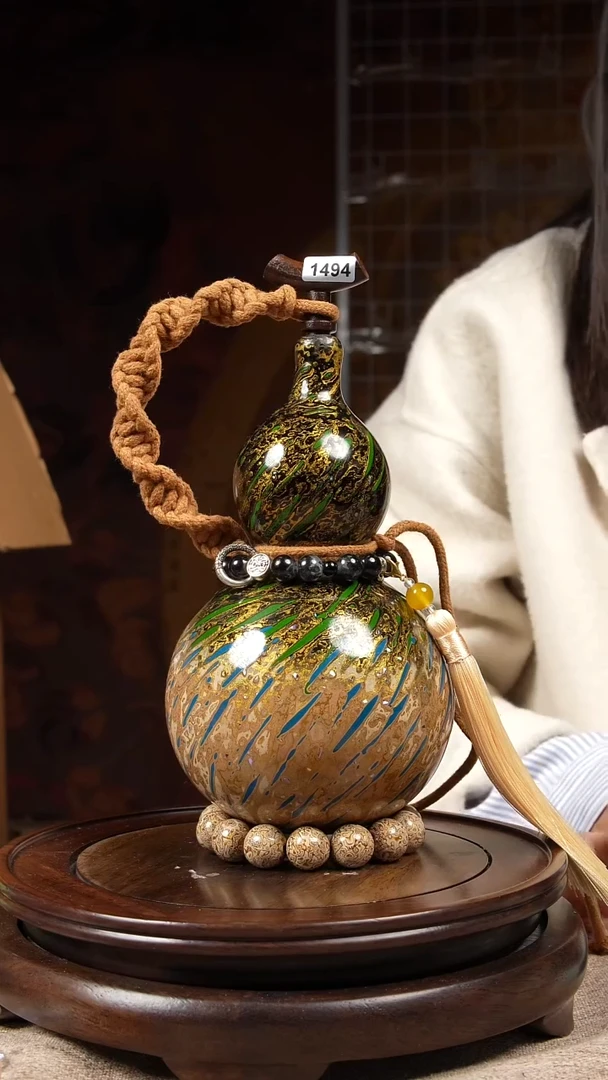 【闪购商品】1494大漆酒葫芦一物一拍【500ml】