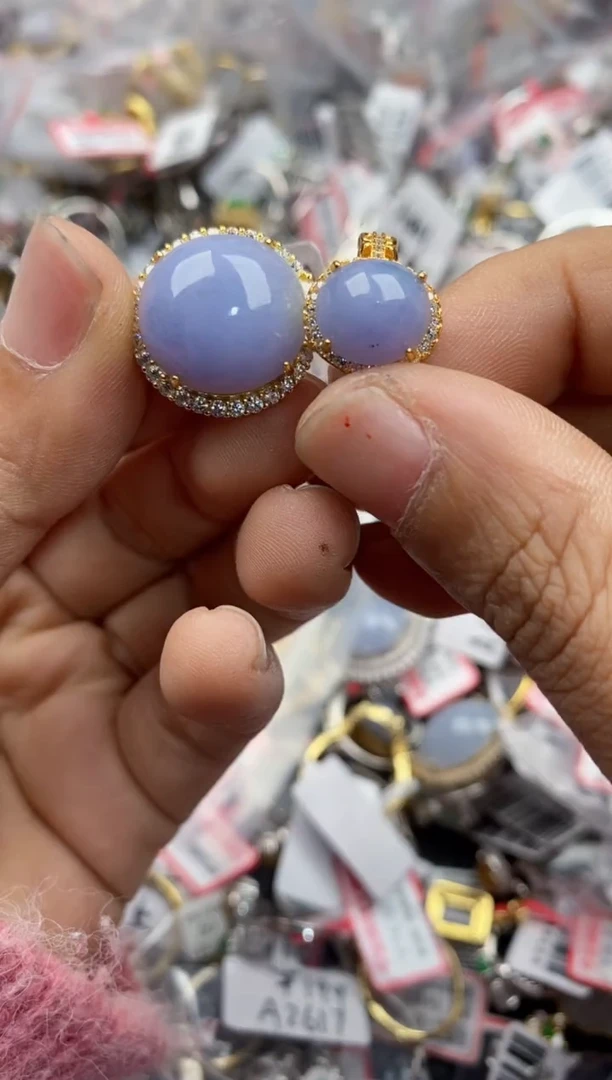 银S925镶嵌戒指翡翠333----10