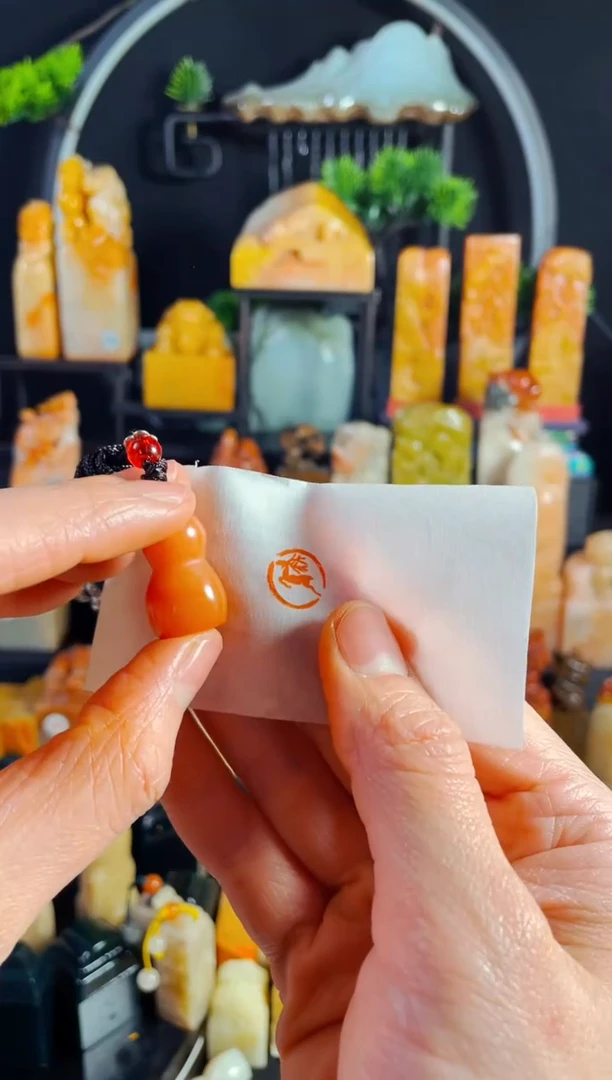 【闪购商品】老挝石印石手工篆刻《小鹿》
