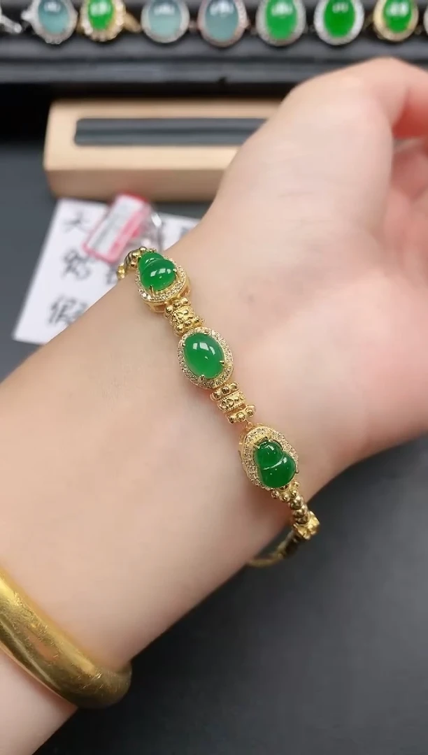翡翠戒指银S925镶嵌1111111