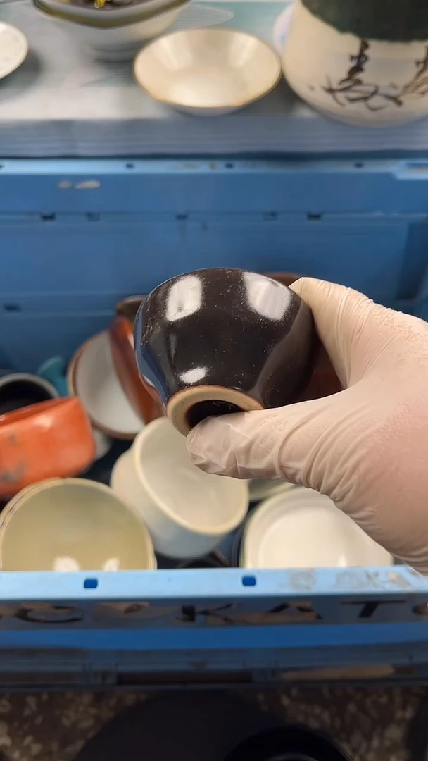 瓷片月***亮英歌瓷器满28包邮